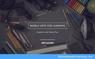 Using YOUR MOBILE Device to CREATE Learning