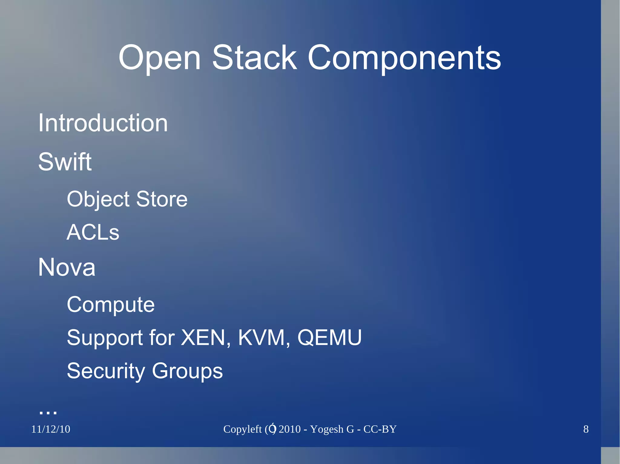 Open Source Cloud Eucalyptus 
