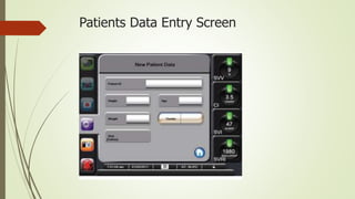 Patients Data Entry Screen
 