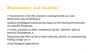 Flourescence and phosphorescence