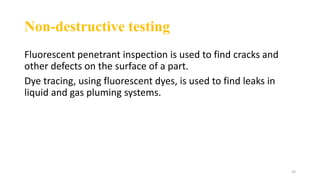 Flourescence and phosphorescence