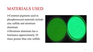 Flourescence and phosphorescence