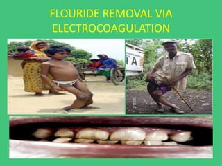 FLOURIDE REMOVAL VIA
ELECTROCOAGULATION
 