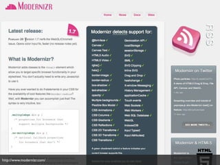 http://www.modernizr.com/
 