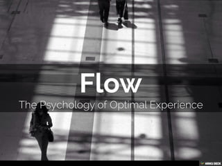 Flow: Optimal Experience