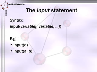 Flow Chart & Input Output Statement [3] M | PPT | Programming Languages ...