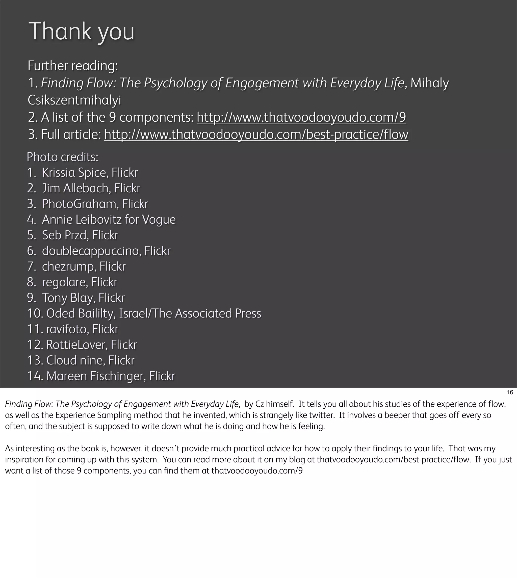 Flow: Getting into the zone at work