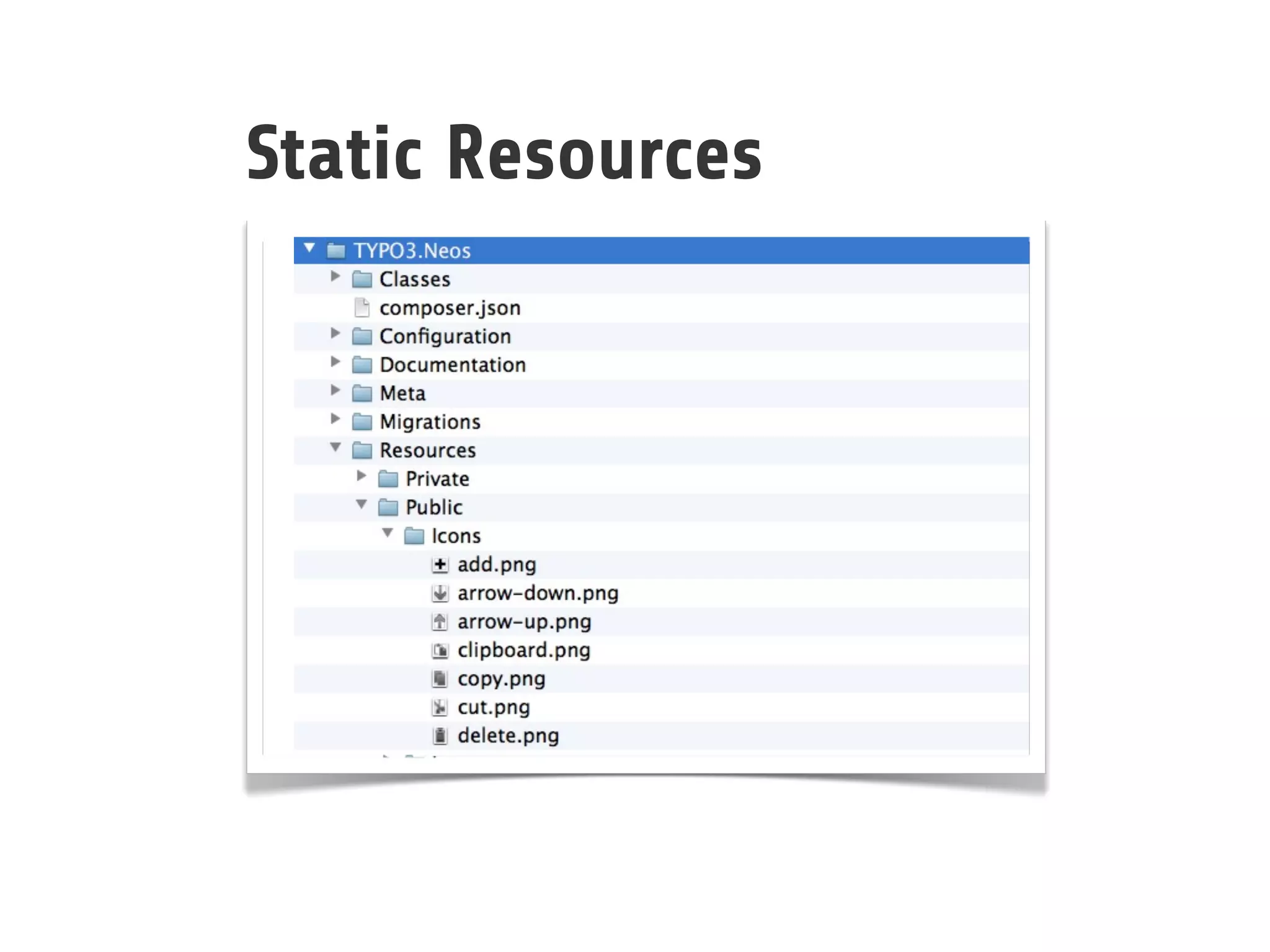 Static Resources
 