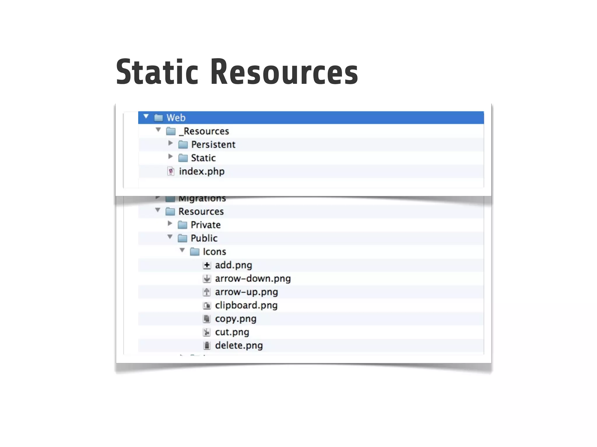 Static Resources
 