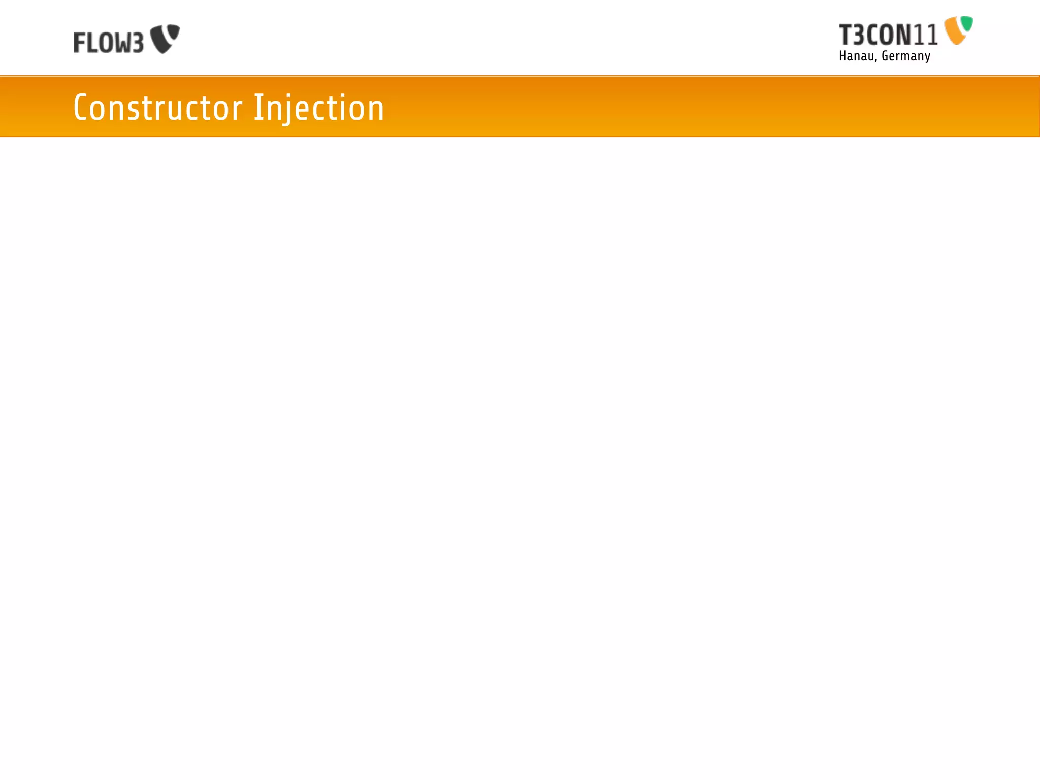Hanau, Germany



Constructor Injection
 
