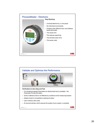 ABB Instrumentation. Automation products, ProcessMaster | PDF