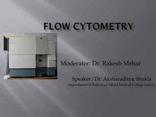 Moderator: Dr. Rakesh Mehar
Speaker : Dr. Aksharaditya Shukla
Department Of Pathology MGM Medical College Indore
 