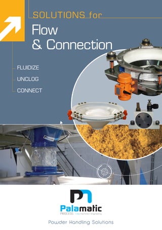 Flow
& Connection
FLUIDIZE
UNCLOG
CONNECT
Powder Handling Solutions
SOLUTIONS for
 