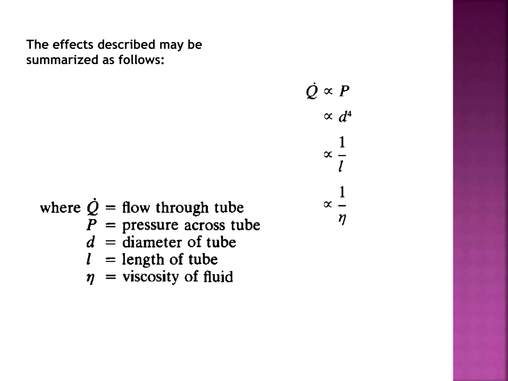 The effects described may be
summarized as follows:
 