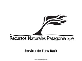 Servicio	de	Flow	Back	
www.rnpatagonia.com	
 