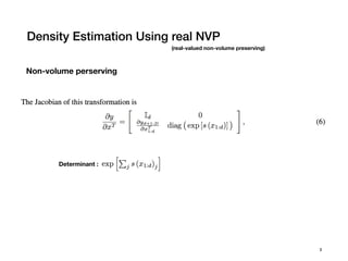 Flow based generative models | PPT