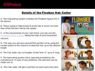Flowbee hair cutting system available online at low price  Slide 5
