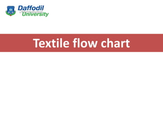 Textile flow chart
 