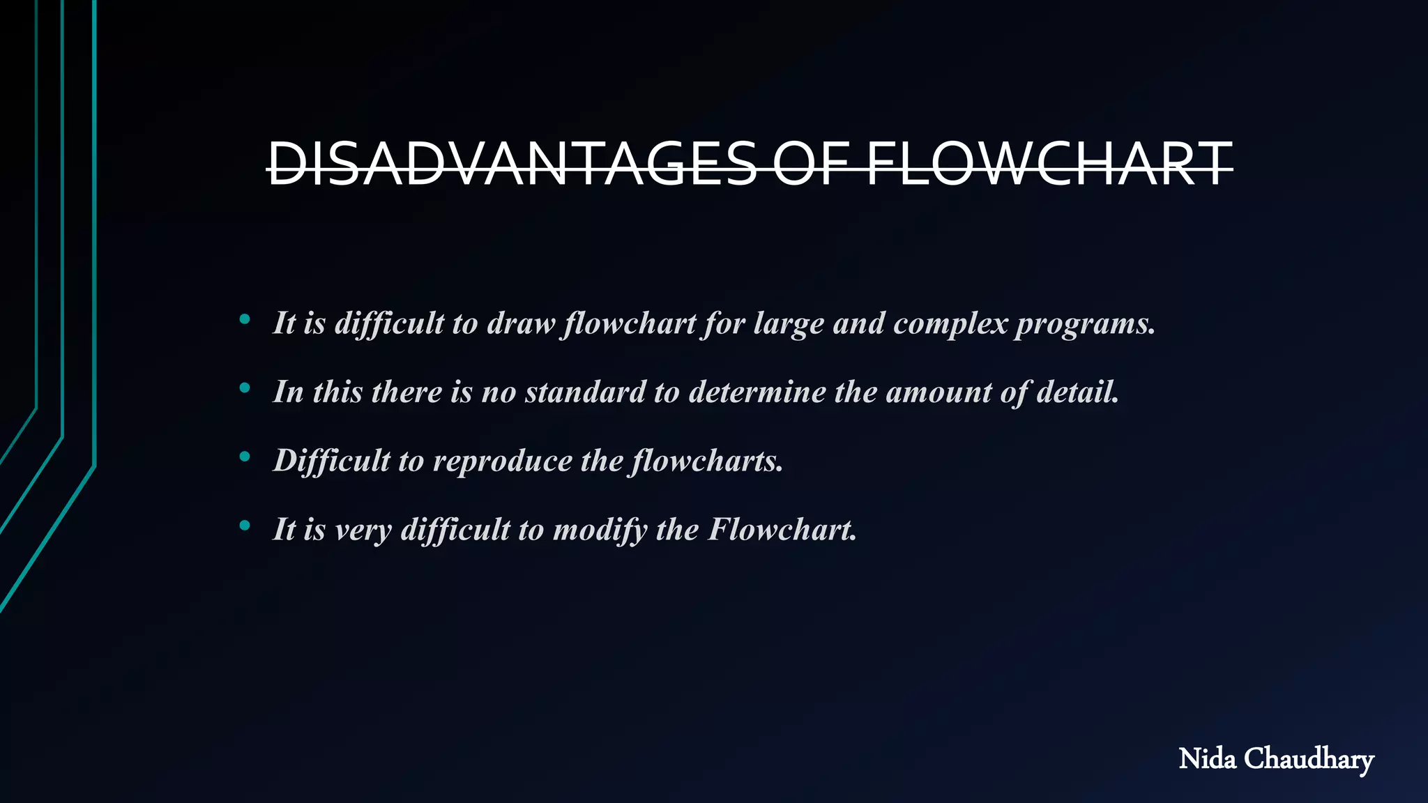 Flowchart in programming by Nida Chaudhary | PPT