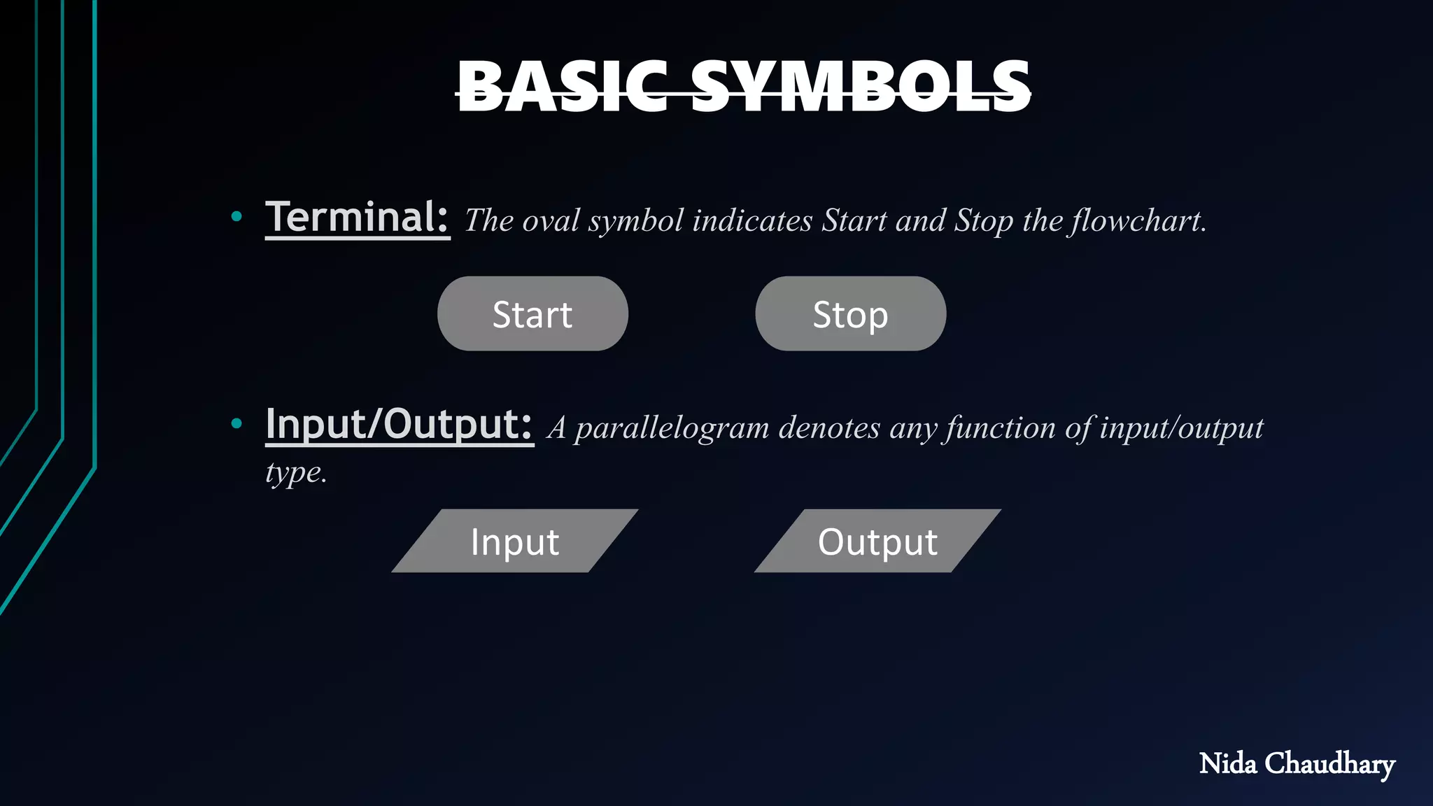 Flowchart in programming by Nida Chaudhary | PPT