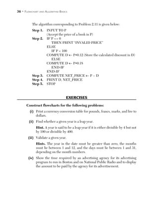 Programming thru Flowchart and Algorithm | PDF