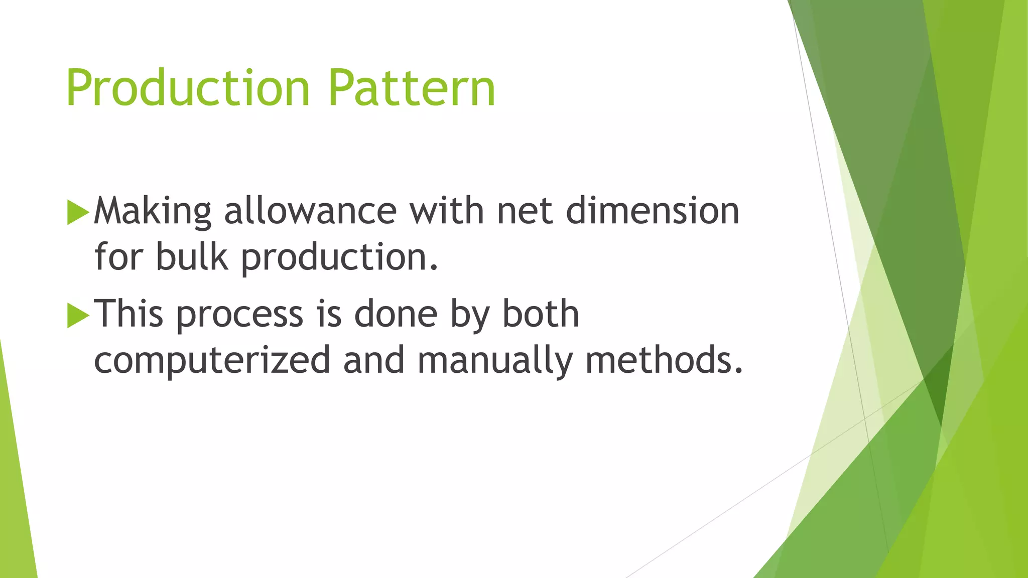 Flow chart and breif description of garments manufacturing | PPTX