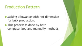 Flow chart and breif description of garments manufacturing | PPTX