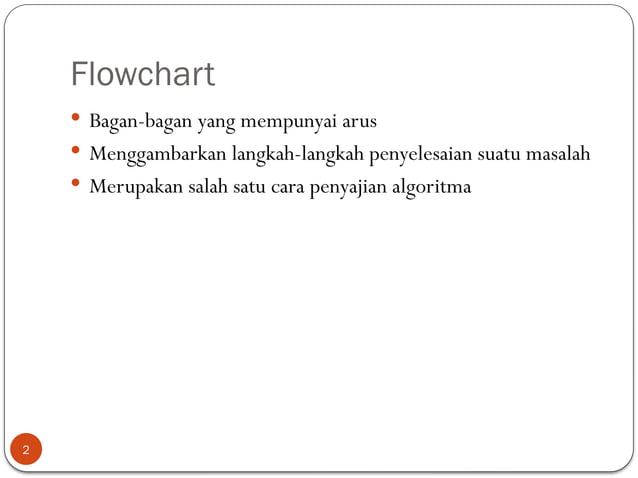 Materi Algoritma Flowchart (Diagram Alur) | PPT