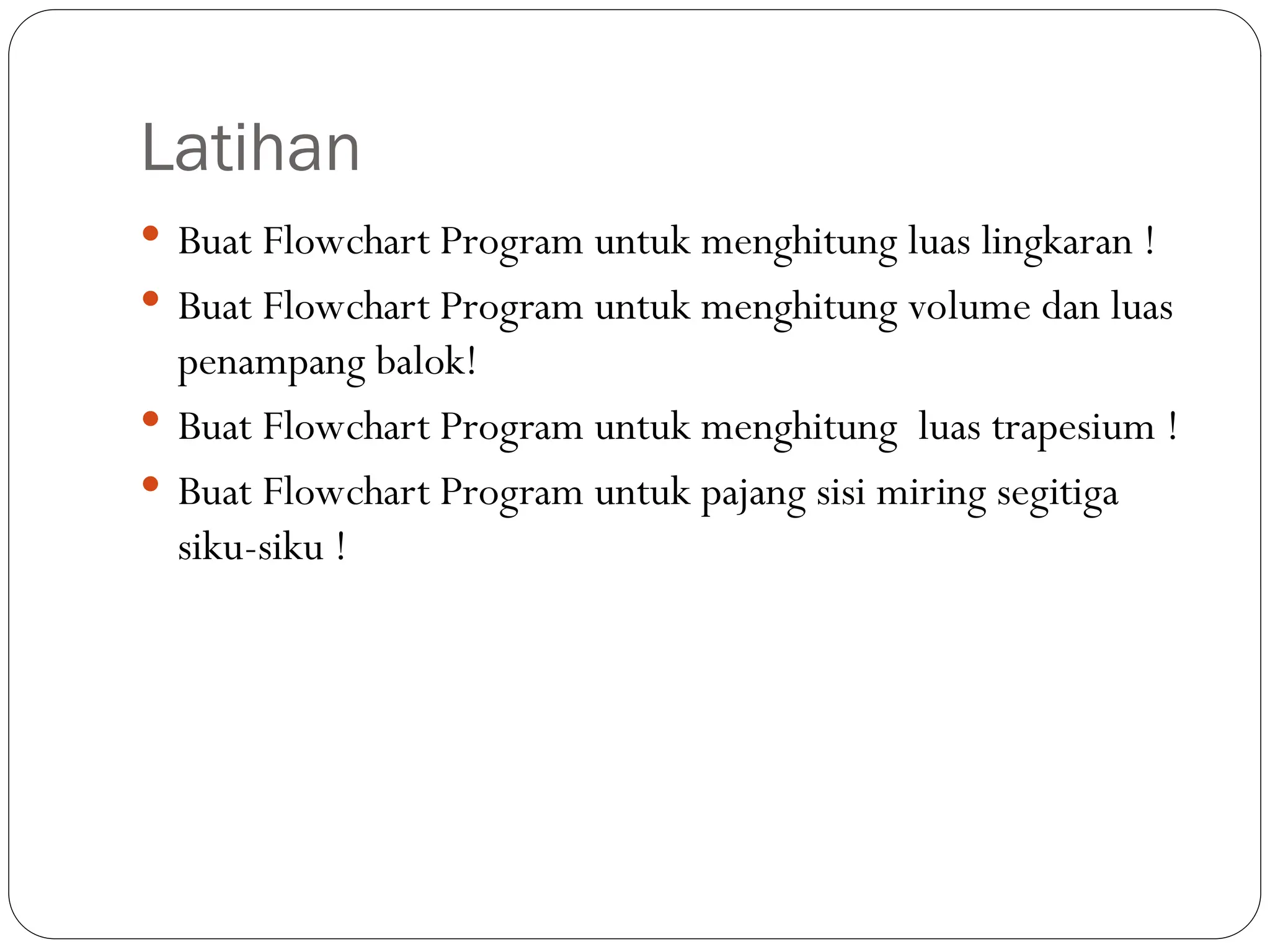 FLOWCHART PROGRAM INFORMATIKA SMA KELAS 10 | PPT