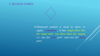 Process Flow Using Diamond Symbol Flowcharts | PPTX