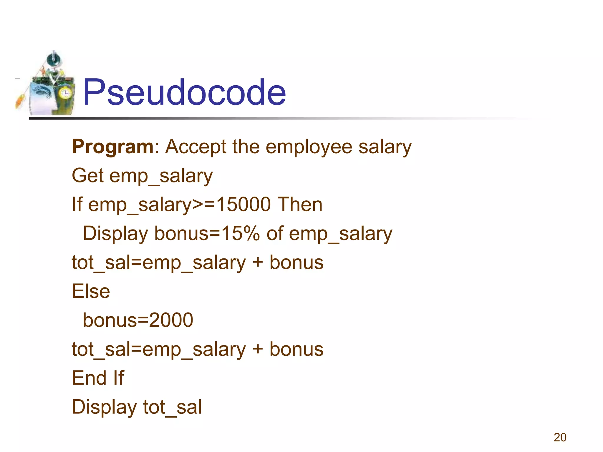 Flowcharts and pseudocodes | PPTX