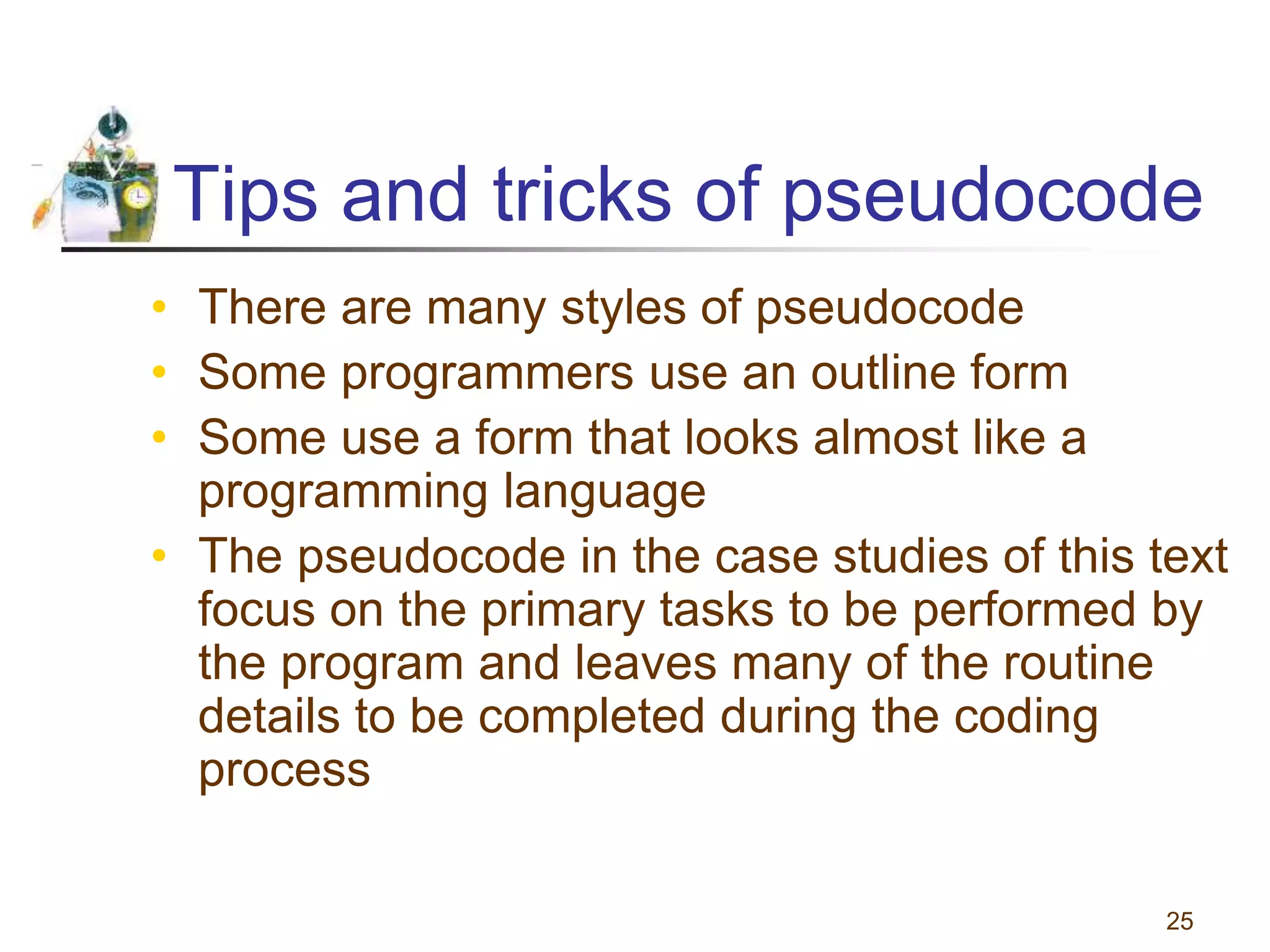 Flowcharts and pseudocodes | PPT