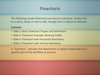 Flow chart template for power point | PPT