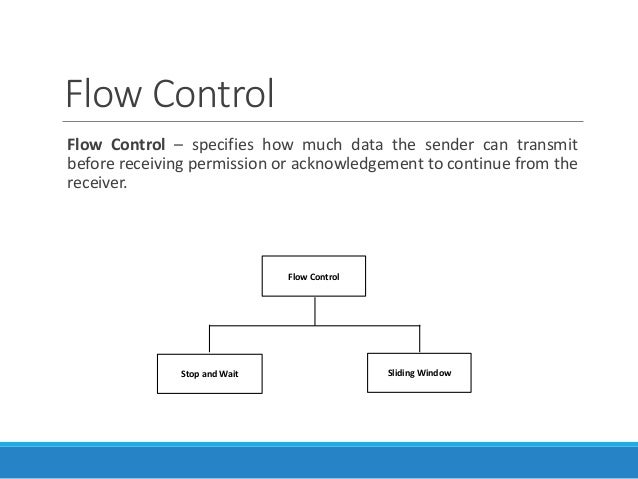 Flow Control