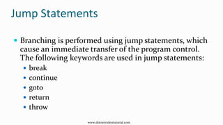 Flow Control (C#) | PPTX | Programming Languages | Computing