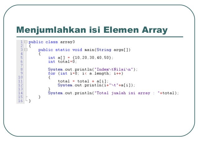 Isi For Array | flow control exception handling array Isi For Array | flow control exception handling array