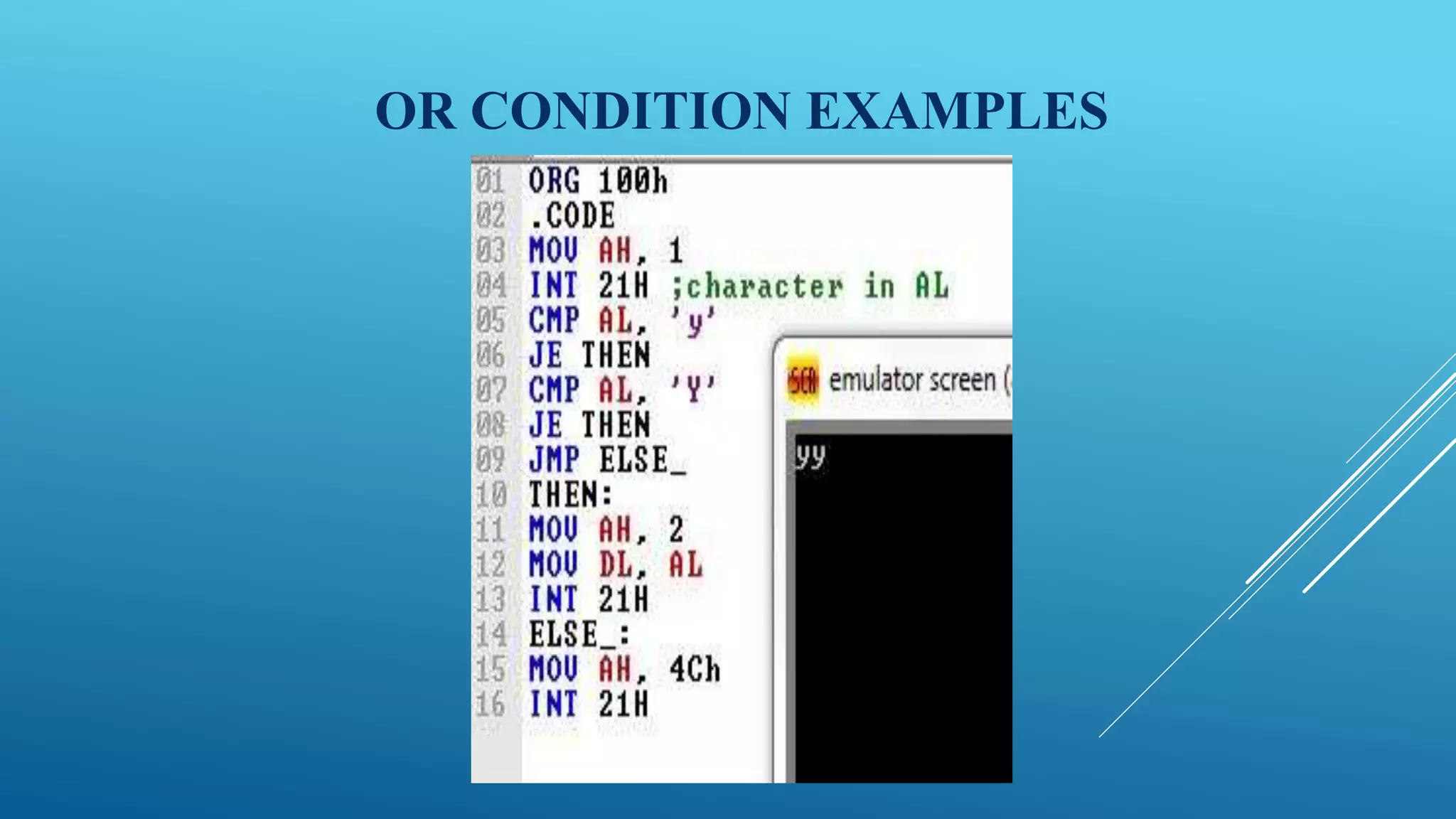 Flow control instructions | PPTX | Programming Languages | Computing
