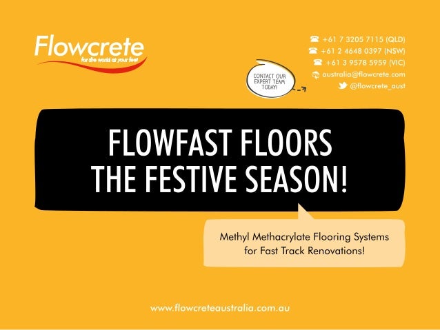 Flowcrete Australia Floors the 2016 Festive Season