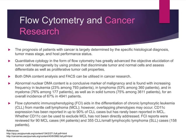 Flow cytometry: Principles and Applications | PPTX