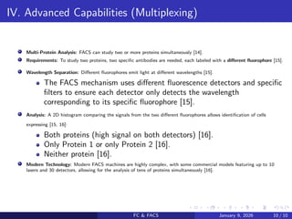 Flow Cytometry and Fluorescence Activated Cell Sorting | PDF
