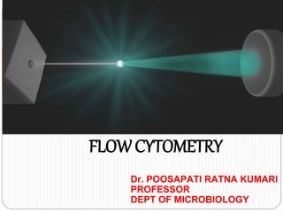 Dr. POOSAPATI RATNA KUMARI
PROFESSOR
DEPT OF MICROBIOLOGY
FLOW CYTOMETRY
 