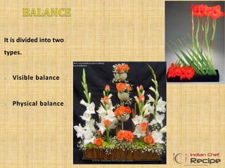 It is divided into two
types.
 Visible balance
 Physical balance
www.indianchefrecipe.com
 