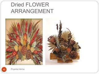 Dried FLOWER
ARRANGEMENT
40 Priyanka Verma
 
