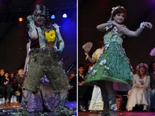 Flower dress festival