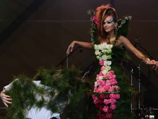Flower dress festival