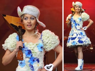 Flower dress festival