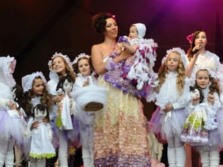 Flower dress festival