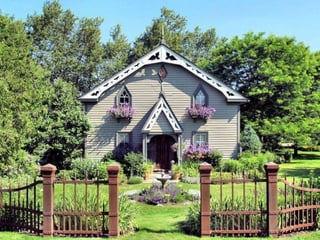 Flowered houses