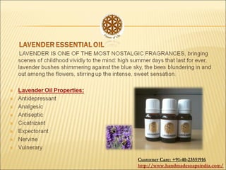 Customer Care: +91-40-23551916
http://www.handmadesoapsindia.com/
 