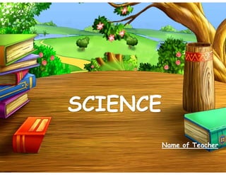 SCIENCE
Name of Teacher
 